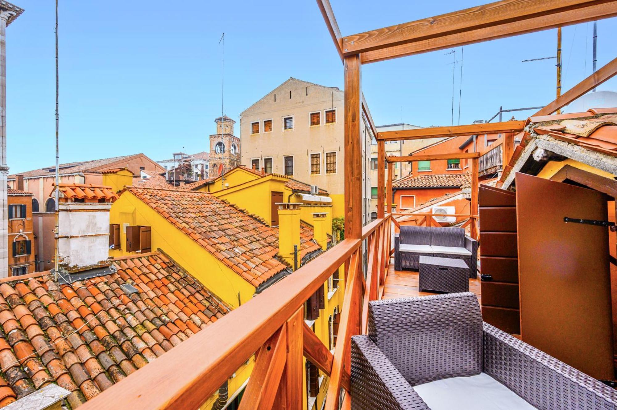 Ferienwohnung Ca Rialto 4122 - Luxury Terrace Venedig Exterior foto