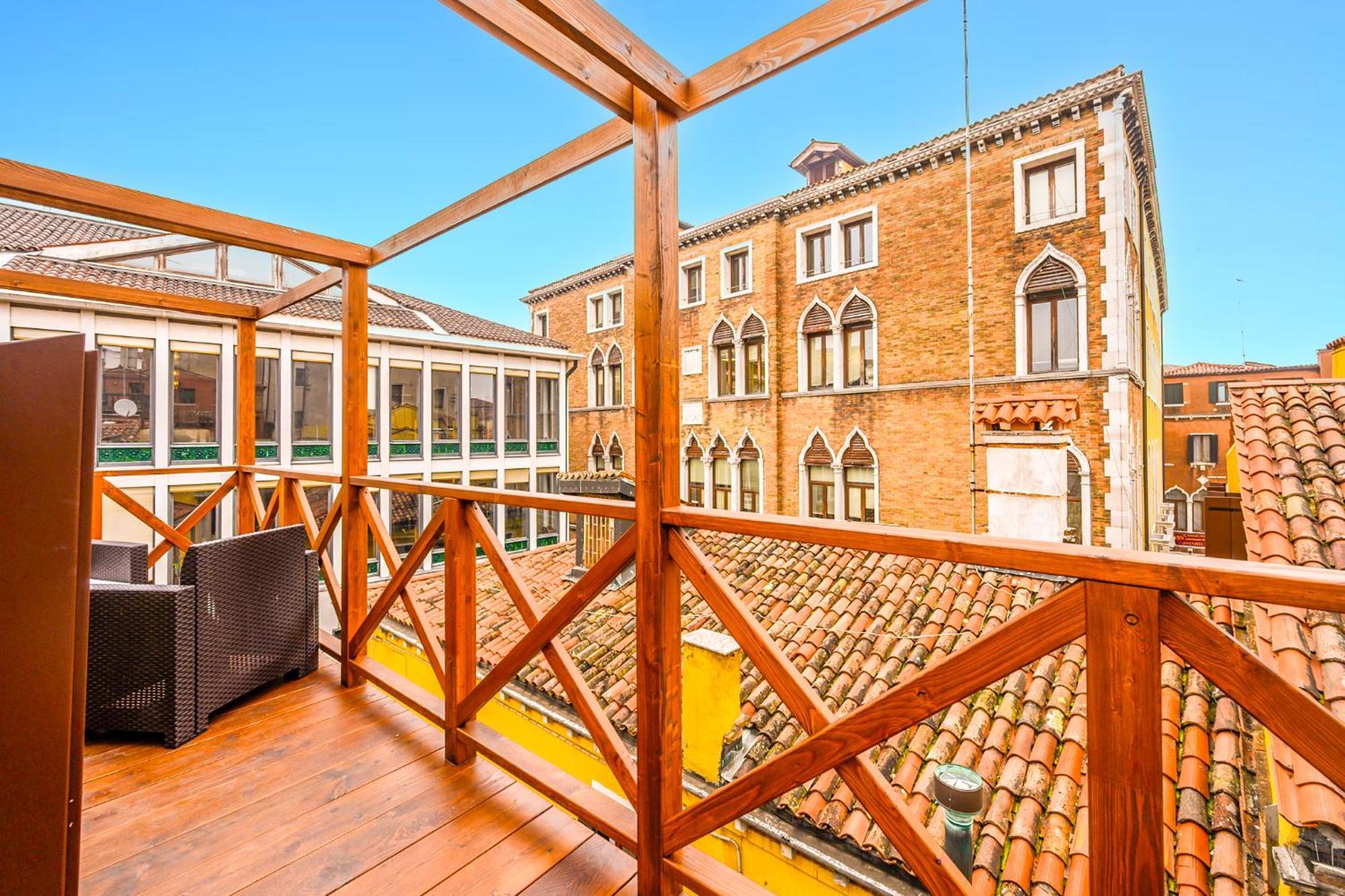 Ferienwohnung Ca Rialto 4122 - Luxury Terrace Venedig Exterior foto